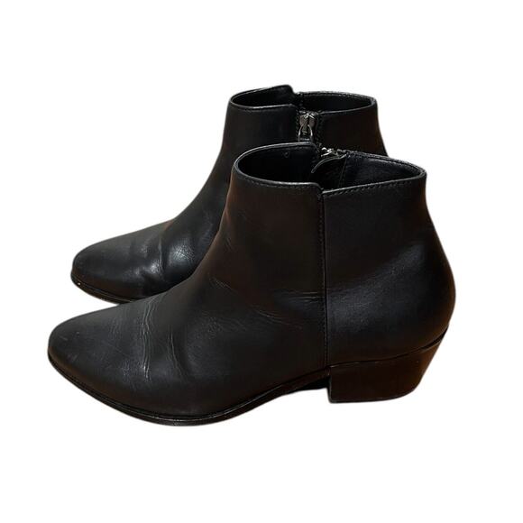 Thursday Boots Company The Downtown Boots Leather Black Ankle Booties Size 8.5 - Picture 4 of 12